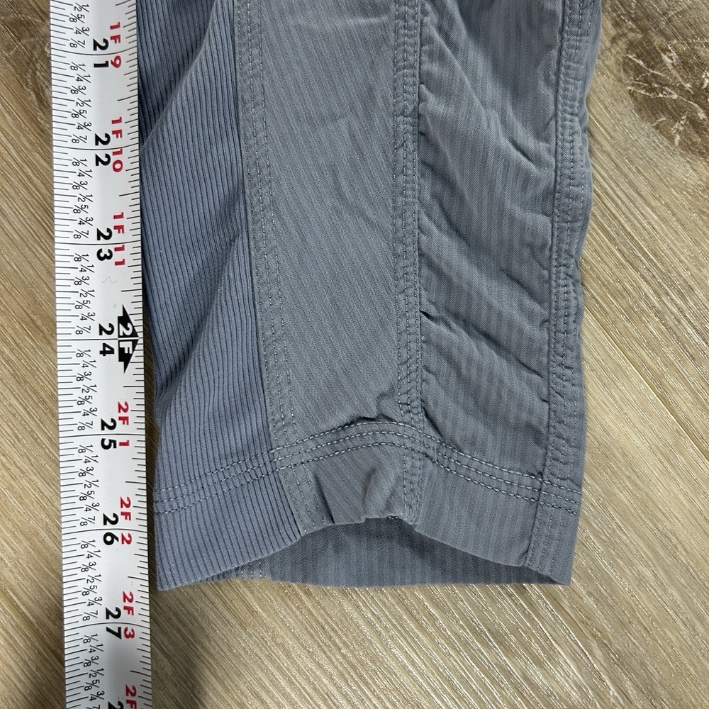 Lululemon Size 2 Blue Beyond the Studio Crop Jogger Pants Ribbed Tie Waistband - Picture 8 of 9